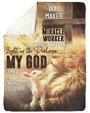 Jes10092 - Jesus Way Maker Miracle Worker Sherpa Fleece Blanket tile
