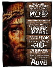 JES10105 - Jesus Way Maker Miracle Worker Small Fleece Blanket - 30" x 40" front