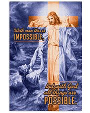 JES10034PT - Jesus Christ All Things Possible 11x17 Poster front