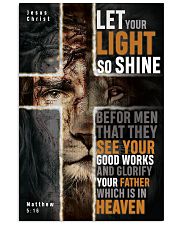 JES10017PT - Jesus Christ Let Your Light So Shine 11x17 Poster front