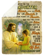 JES10061BL - A Prayer For Daughter Sherpa Fleece Blanket tile