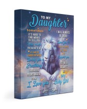 CV10025 - To My Daughter Dad Letter Lion Gallery Wrapped Canvas Prints tile