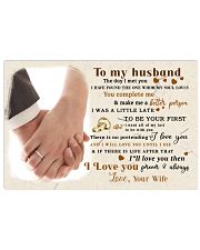 CV10001-1 - To Husband Forever Always 17x11 Poster front