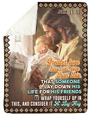 JES10046BL - Jesus Christ Sherpa Fleece Blanket tile
