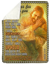 JES10042BL - Jesus Christ Sherpa Fleece Blanket tile