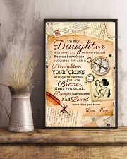 CV10008 - To My Daughter Old Postcard Mom Letter 11x17 Poster lifestyle-poster-3