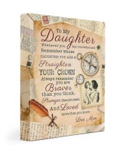 CV10008 - To My Daughter Old Postcard Mom Letter Gallery Wrapped Canvas Prints tile