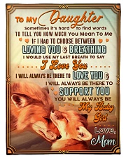 BL10066 - To My Daughter Mom Letter Small Fleece Blanket - 30" x 40" front