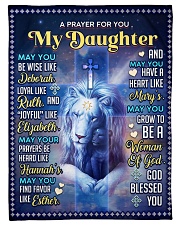 JES10060BL - A Prayer For Daughter Small Fleece Blanket - 30" x 40" front
