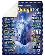 JES10060BL - A Prayer For Daughter Sherpa Fleece Blanket tile