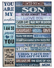 FBC10032 - To My Son You Are My Sunshine Small Fleece Blanket - 30" x 40" front
