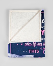 BL10018P - Beloved Daughter Elephant-Personalized Small Fleece Blanket - 30" x 40" aos-coral-fleece-blanket-30x40-lifestyle-front-17