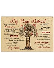 CV10002-1 - My Angel Husband Cardinals 17x11 Poster front