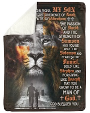 JES10081BL - A Prayer For My Son Sherpa Fleece Blanket tile