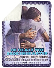 JES10040BL - Jesus Christ Sherpa Fleece Blanket tile