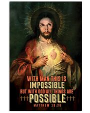 JES10002PT - Jesus Christ All Things Are Possible 11x17 Poster front