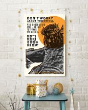 JES10014PT - Jesus Christ Don't Worry Tomorrow 11x17 Poster lifestyle-holiday-poster-3