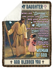 JES10062BL - A Prayer For Daughter Sherpa Fleece Blanket tile