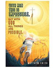 JES10030PT - Jesus Christ All Things Possible 11x17 Poster front