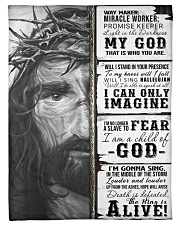 JES10102 - Jesus Way Maker Miracle Worker Small Fleece Blanket - 30" x 40" front
