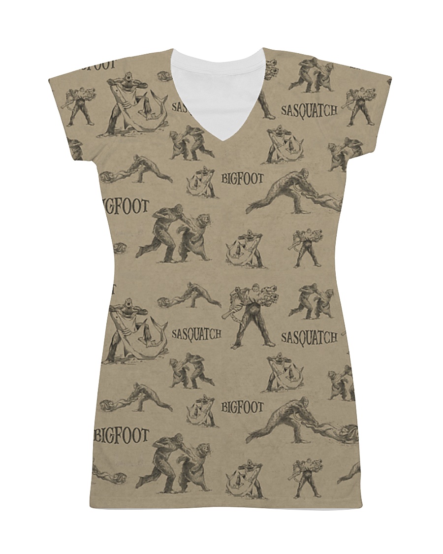 HQ Printed Sasquatch All-over Dress