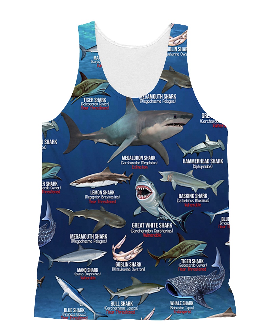 HD Your Shark Full All-over Unisex Tank