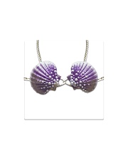 A97 Seashells Bra Full Square Magnet thumbnail