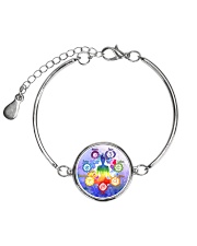 Yoga A97 Meditation Metallic Circle Bracelet thumbnail