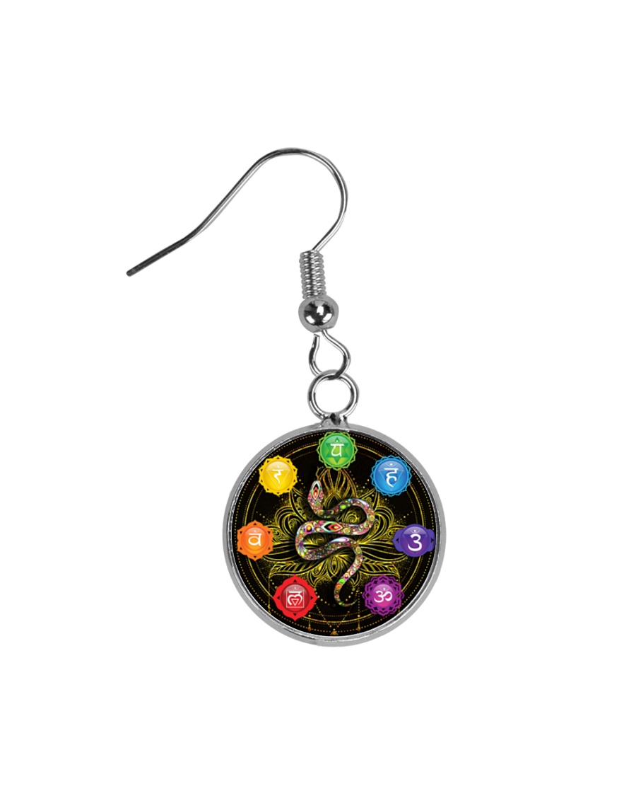 XP Snake Necklace Circle Earrings