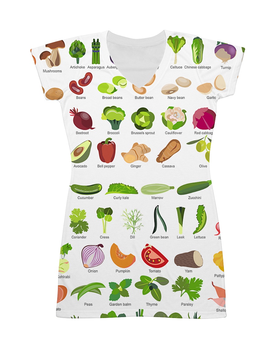 HD Vegetable Dress All-over Dress