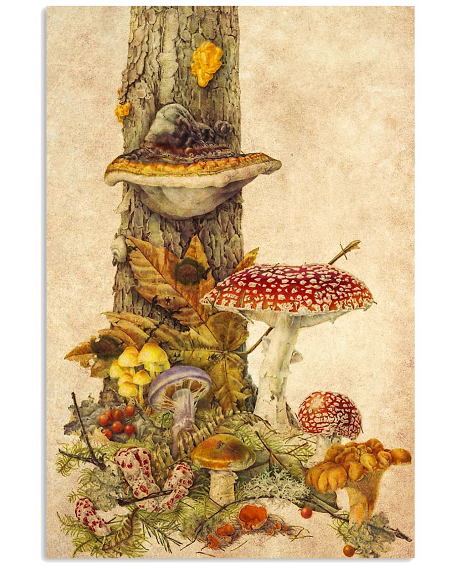 HD Mushroom World 11x17 Poster