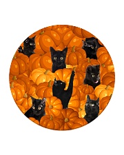 HQ Haloween Cat Circle Coaster thumbnail