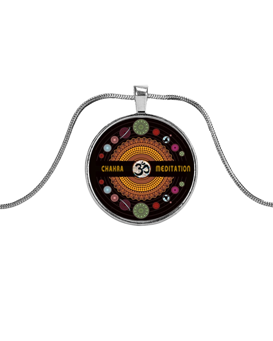 Yoga A97 Planets Metallic Circle Necklace