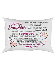 HQD Dear Daughter Pillow Rectangular Pillowcase front