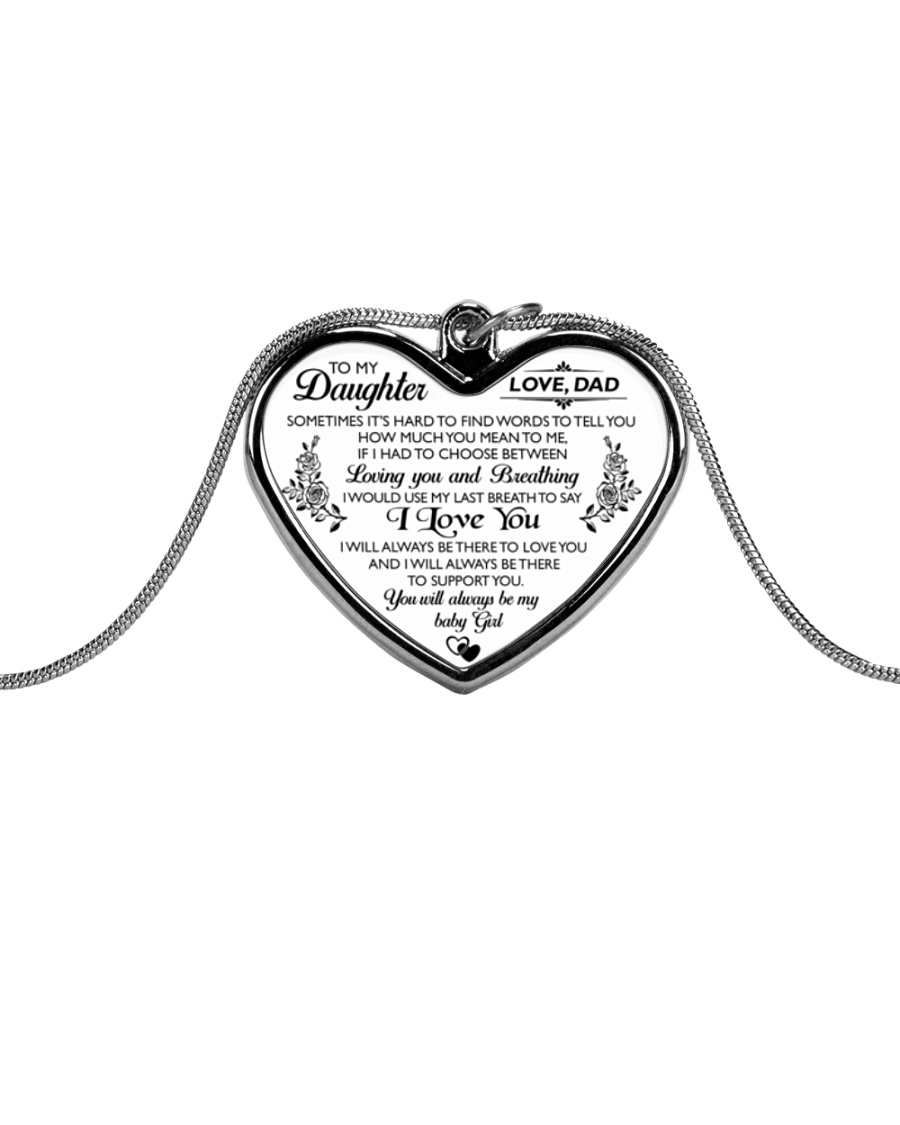 HQD Love Necklace Metallic Heart Necklace