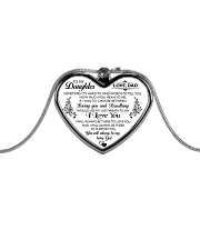 HQD Love Necklace Metallic Heart Necklace front