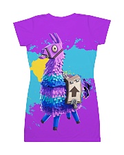 HD Llama All-over Dress back