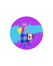 HD Llama Circle Magnet thumbnail