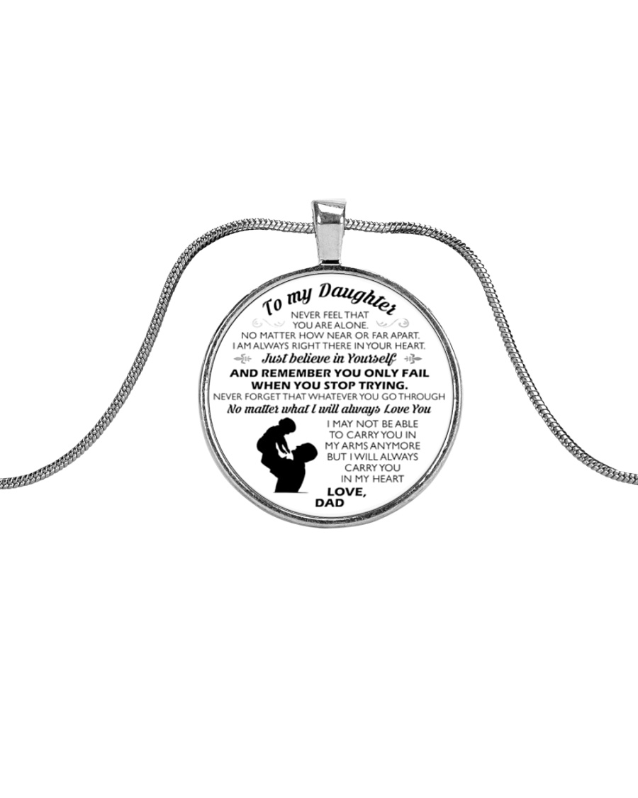 HQD My Daughter Circle Metallic Circle Necklace
