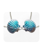 A97 Seashells Blue Bra Full Mousepad front
