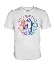 HD Love Shark V-Neck T-Shirt thumbnail