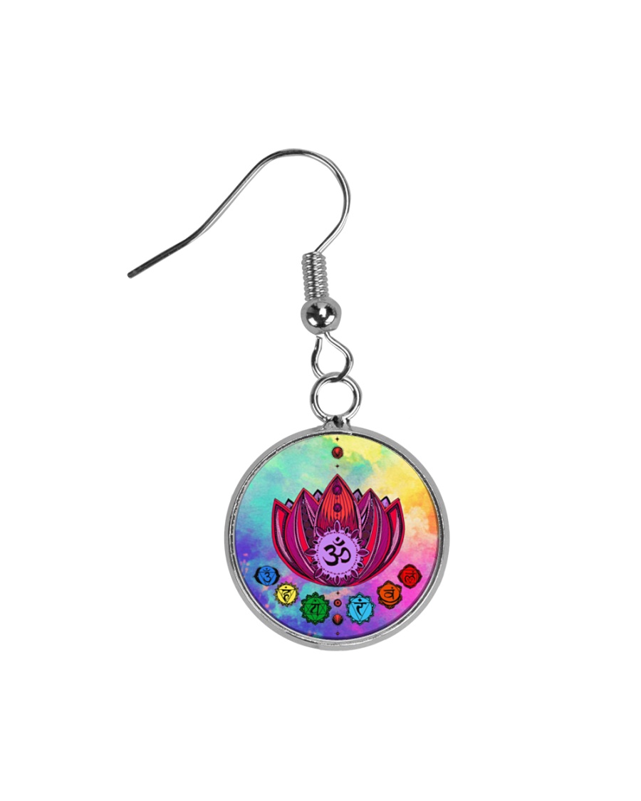 Yoga A97 Flowers Circle Earrings