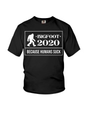 Bigfoot 2020 - Because Humans Suck Youth T-Shirt tile