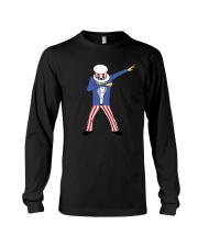 dabbing uncle sam Long Sleeve Tee thumbnail