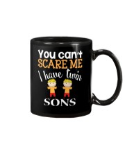 You cant scare me I have twin Sons Mug thumbnail