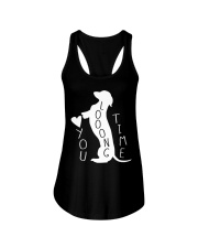 Dachshund Love You Ladies Flowy Tank thumbnail