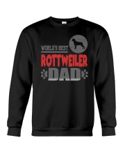 WORLD'S BEST ROTTWEILER DAD Crewneck Sweatshirt thumbnail
