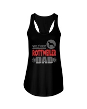 WORLD'S BEST ROTTWEILER DAD Ladies Flowy Tank thumbnail