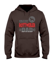WORLD'S BEST ROTTWEILER DAD Hooded Sweatshirt tile