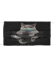 Cat face mask in pocket Cloth face mask thumbnail